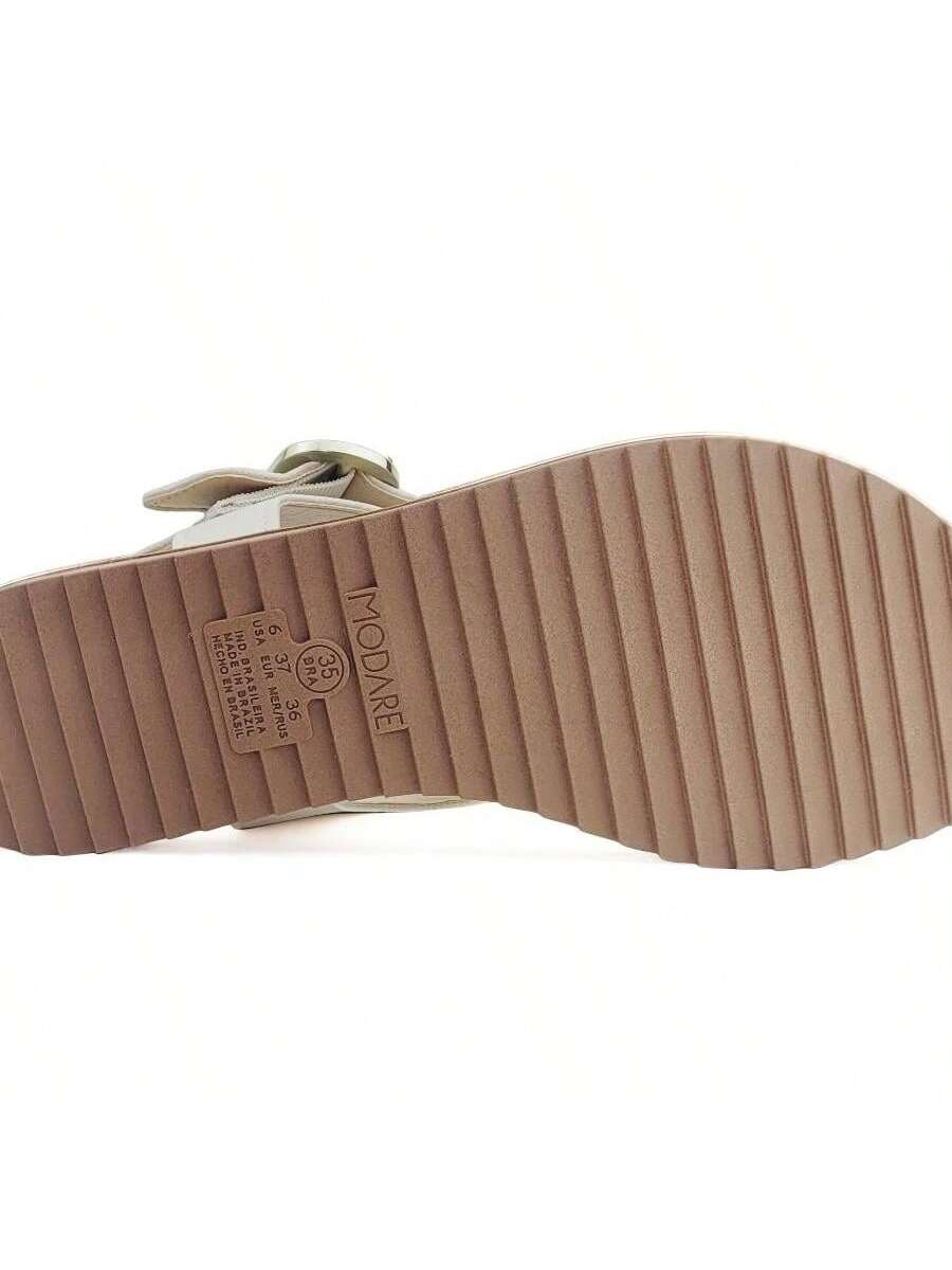 Modare Sandália de Dedos Rasteirinha Modare UltraConforto Elástico