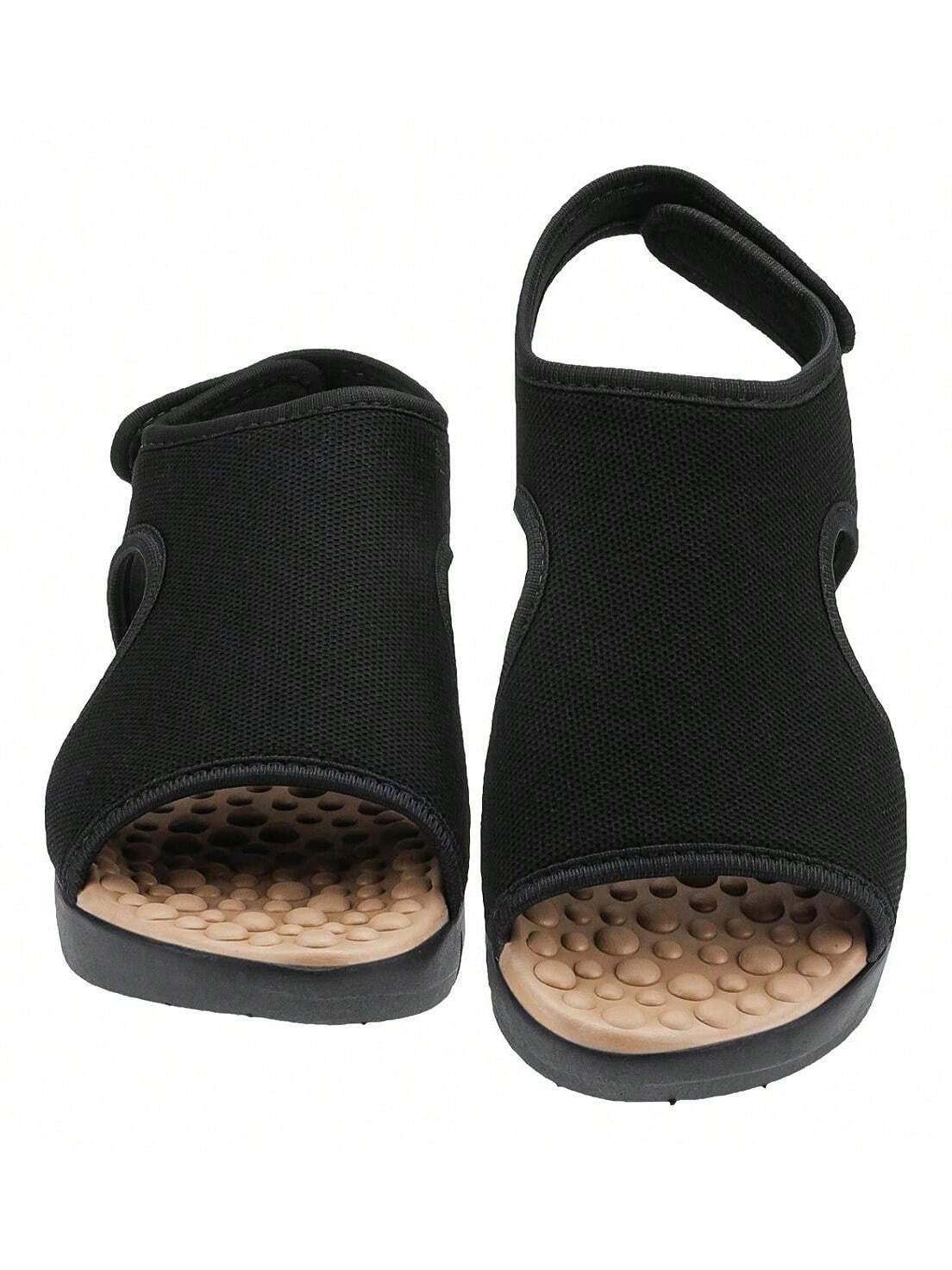 Modare Kit 2 pares Sandália Chinelo Feminino Esporão Chinela Tamanco Ortopédico Massageador