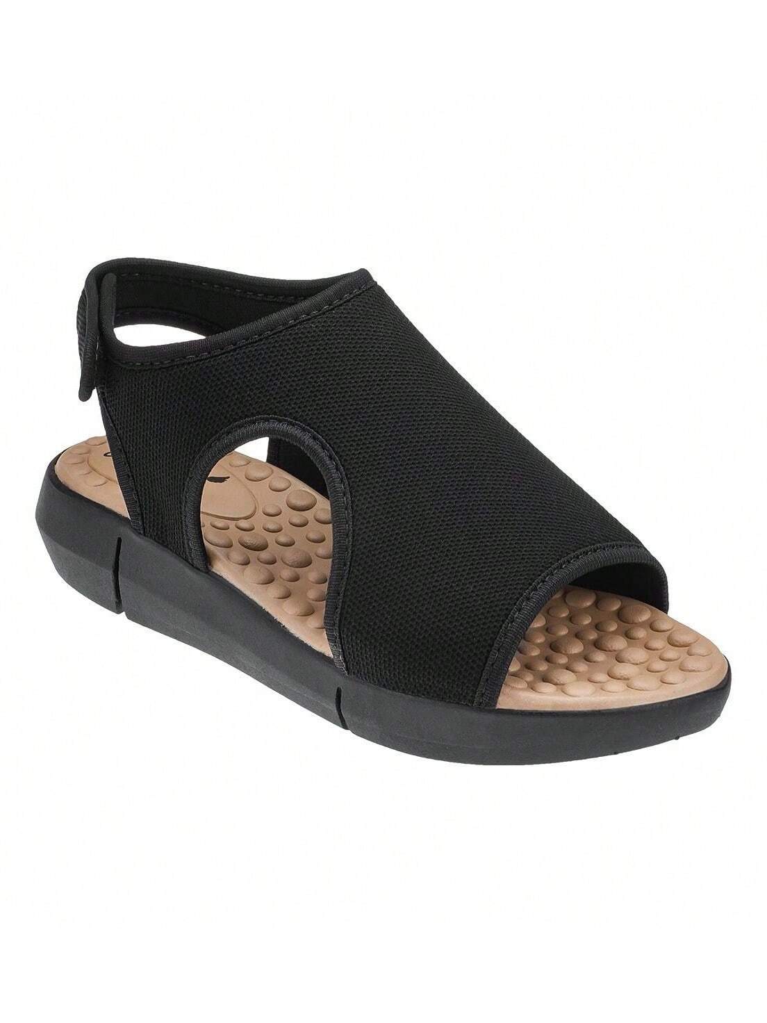 Modare Kit 2 pares Sandália Chinelo Feminino Esporão Chinela Tamanco Ortopédico Massageador