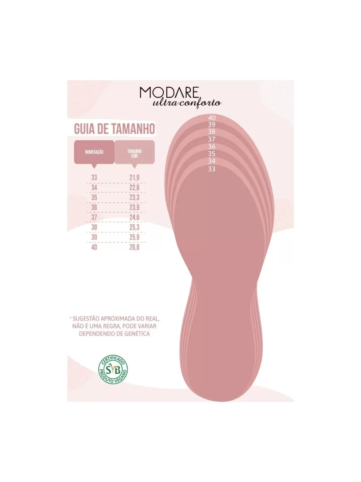 Modare Chinelo Ortopédico Modare Com Esfera Massageadora e Tecido Knit Feminino