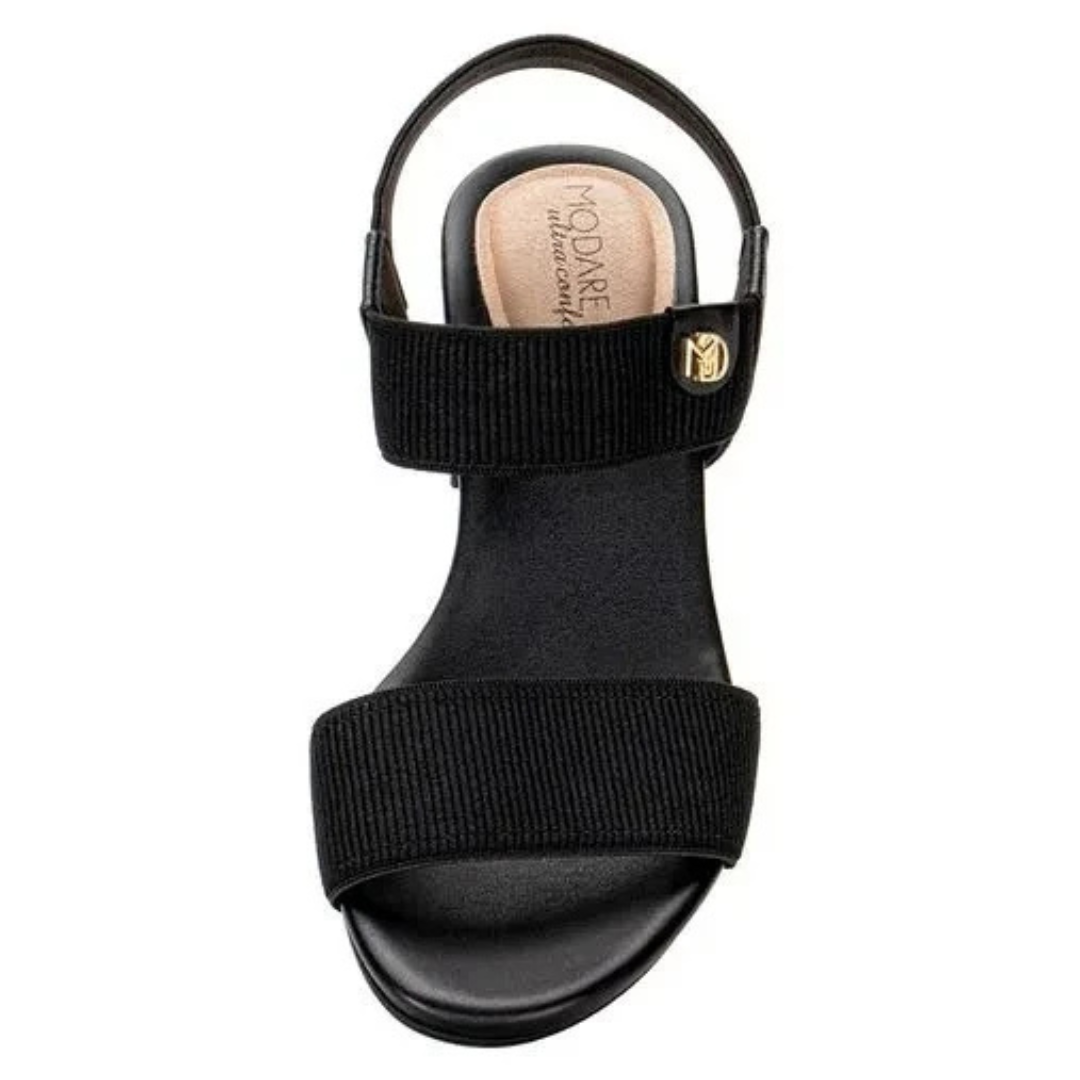 Modare Sandália Modare Feminina Elástico Canelado Float Nature